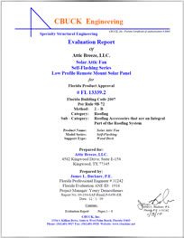 FL#13339.2 Product Certification Report
